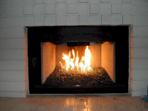 custom fireplace glassfire 