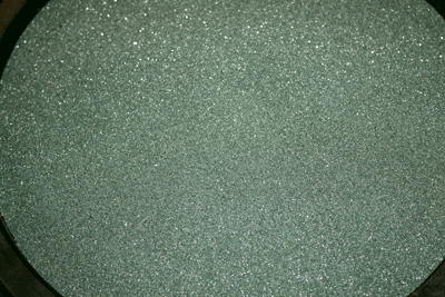 Green sand silicon carbide