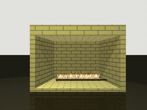 1 fireplace