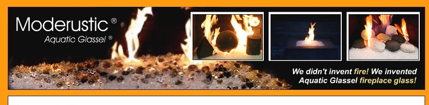 Moderustic Aquatic Glassel Fireplace Glass Rocks Propane Fireplaces