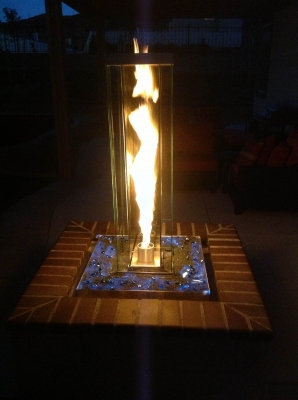 Vortex Fires Fire In A Glass, Vortex Fire Pit