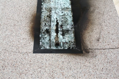Propane burner fire table danger explosion soot
