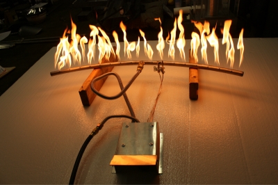 custom bowed propane burner