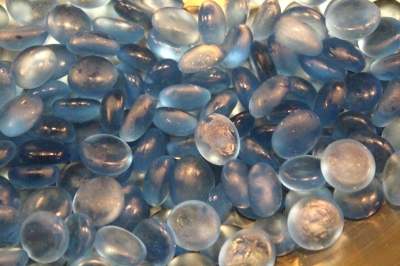 Frosted Periwinkle Drops Fireglass Fireplaces Fire Pits