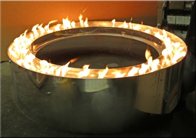 Fire Pit Rings Propane Or Natural Gas, Aluminum Fire Pit Ring