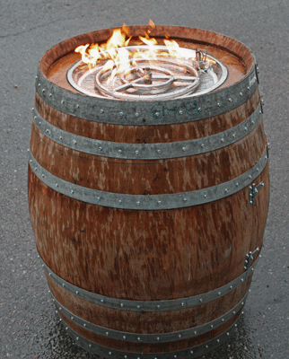 Wine Barrel Into A Safe Outdoor Firepit, How Do You Make A Fire Pit Out Of Wine Barrel
